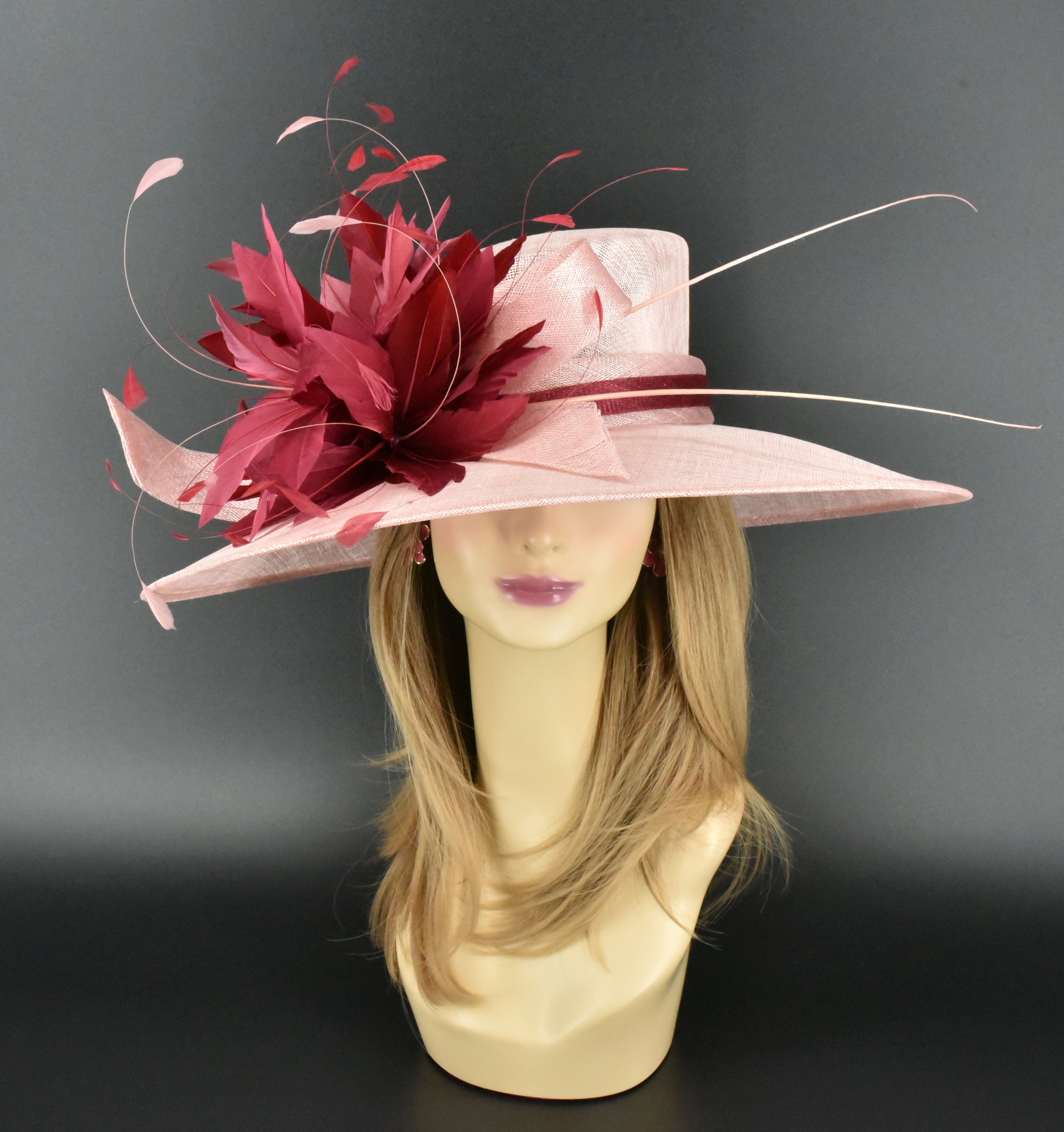 “Blushing Magnolia” – Romantic Kentucky Derby Statement Hat Magnolia Derby Hat - Etsy main image 2